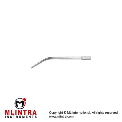Yankauer Suction Tube Fig. 0 Stainless Steel, 10 cm - 4"